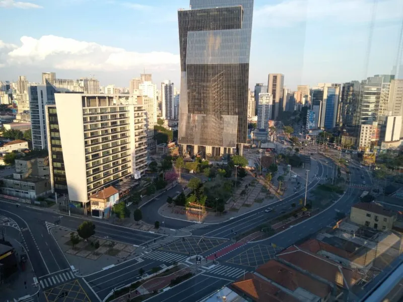 Vista de apartamento gerenciado pela Okaeri em São Paulo