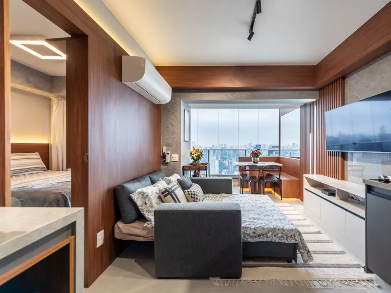 Ambiente do apartamento River One Skyline Premium
